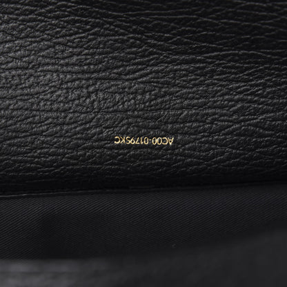 3.1 Phillip Lim 3.1 Textured Calfskin Medium Pashli Satchel Black 6 of 9