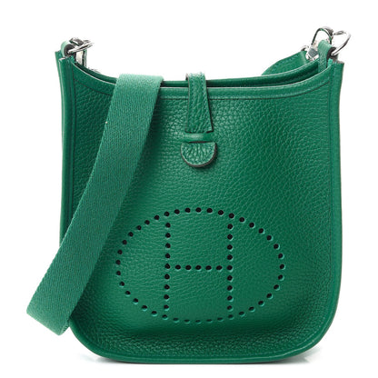 Hermes Taurillon Clemence Evelyne TPM Vert Vertigo 1 of 9