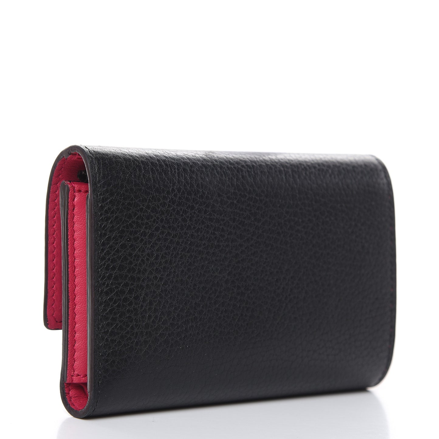 Taurillon Capucines Compact Wallet Black