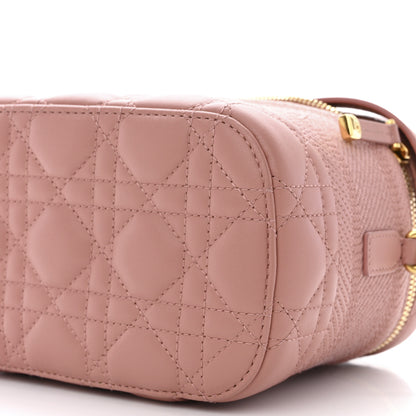 Christian Dior Lambskin Cannage Small Diortravel Vanity Case Pink 10 of 12