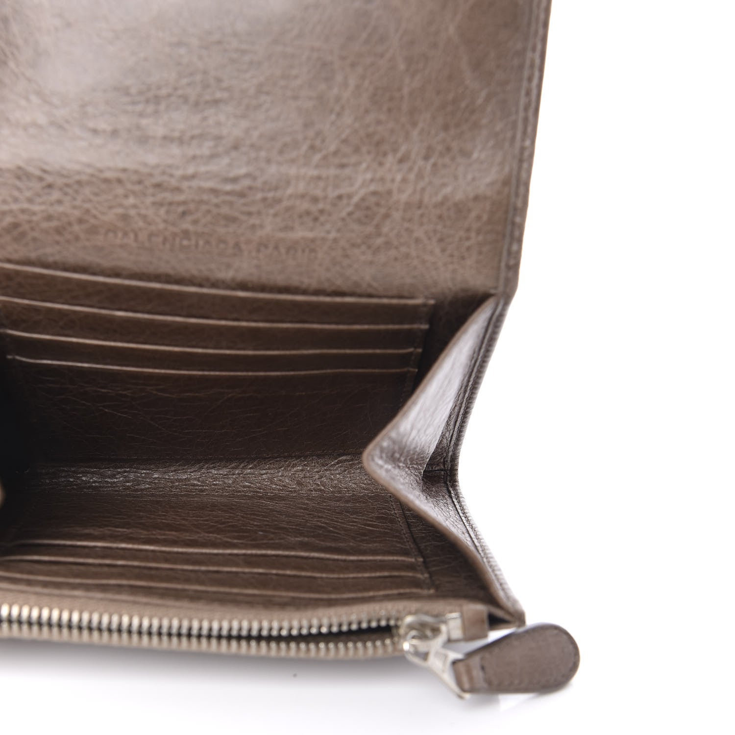 Balenciaga Agneau Giant 21 Silver Hardware Card Case Noix 5 of 8