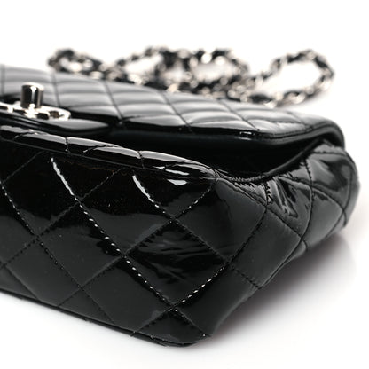 Chanel Patent Calfskin Quilted Mini Rectangular Flap Black 9 of 9