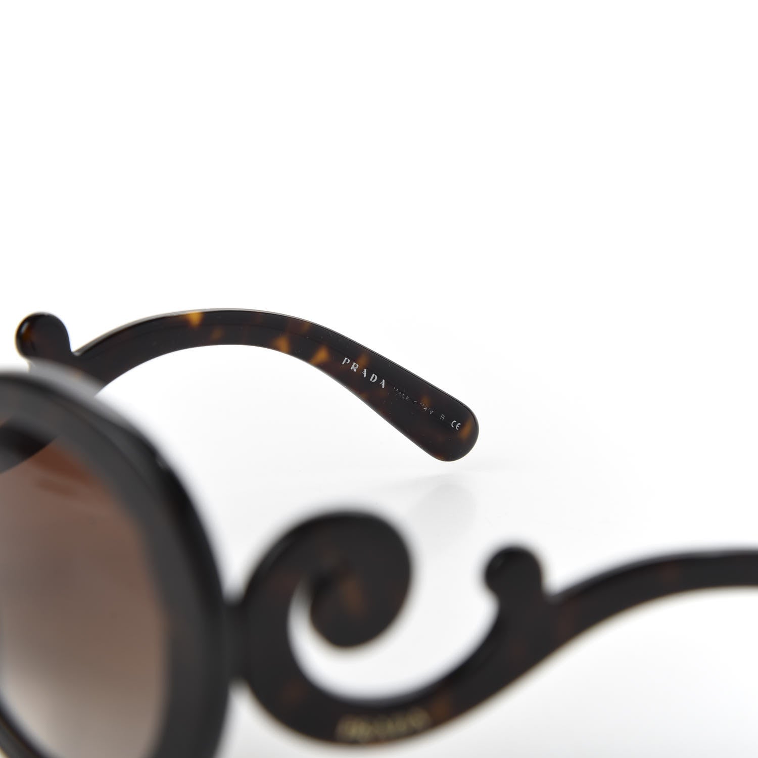 Prada Baroque Sunglasses SPR 27N Tortoise 5 of 7