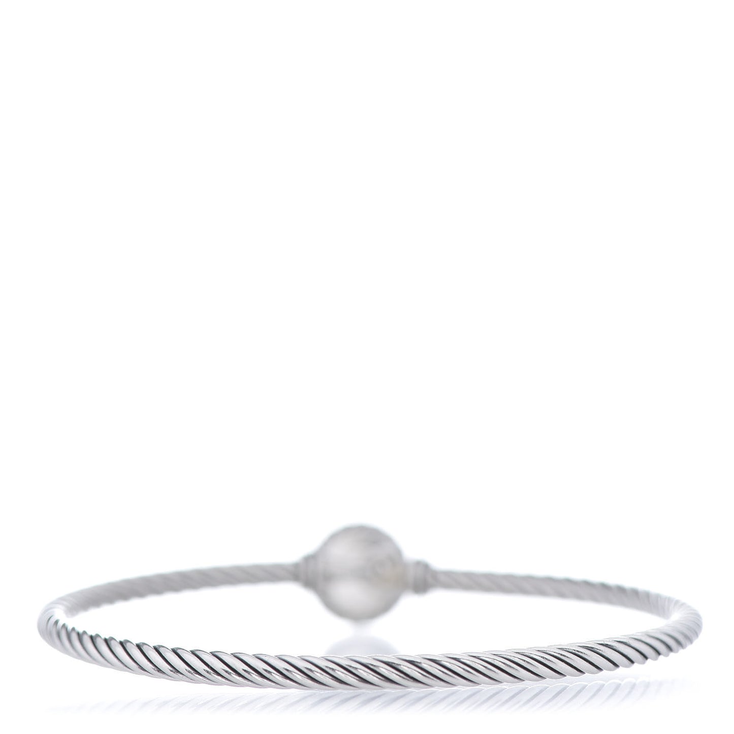 Sterling Silver Pearl 3mm Chatelaine Bracelet
