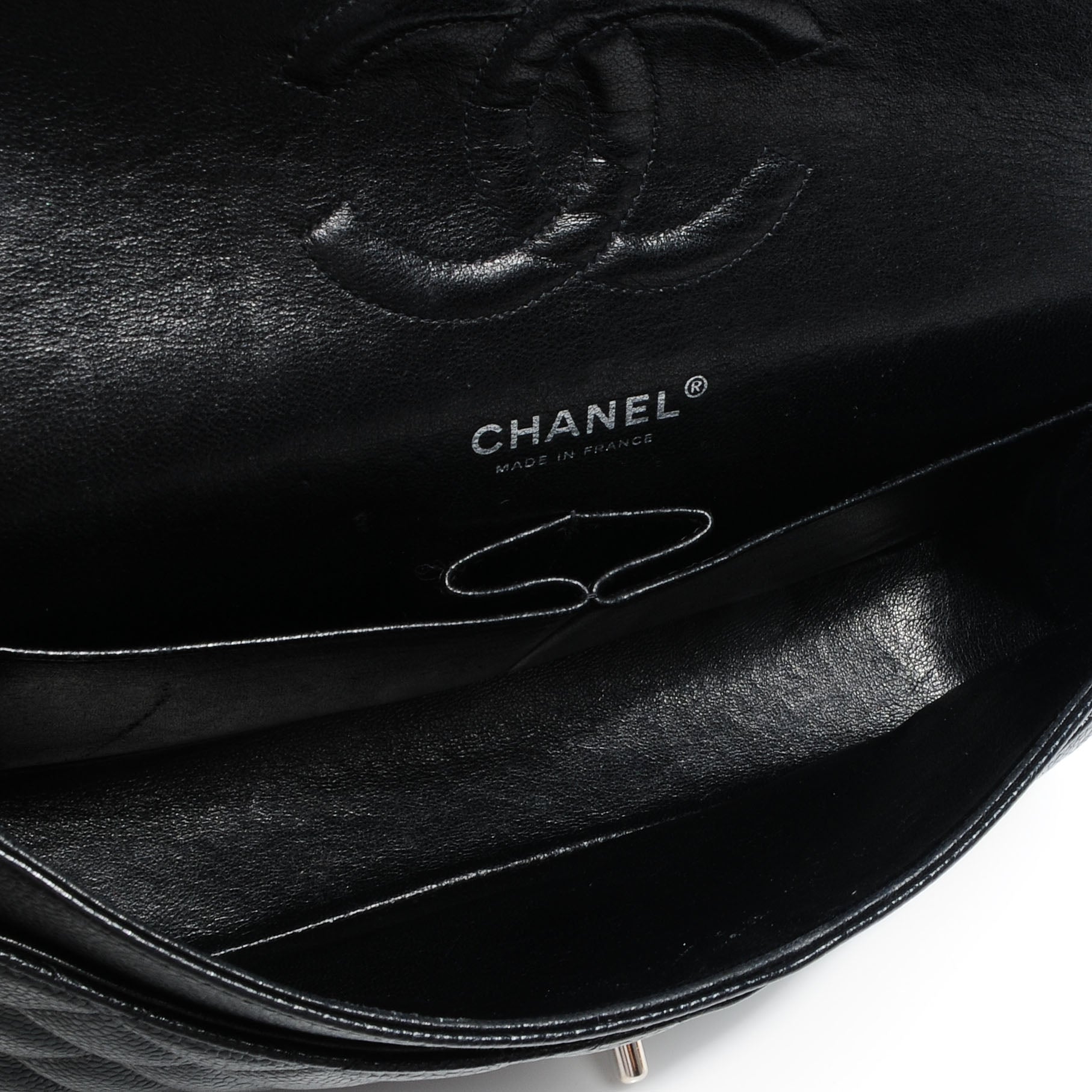 Chanel Caviar Quilted Medium Double Flap Black 5 of 7