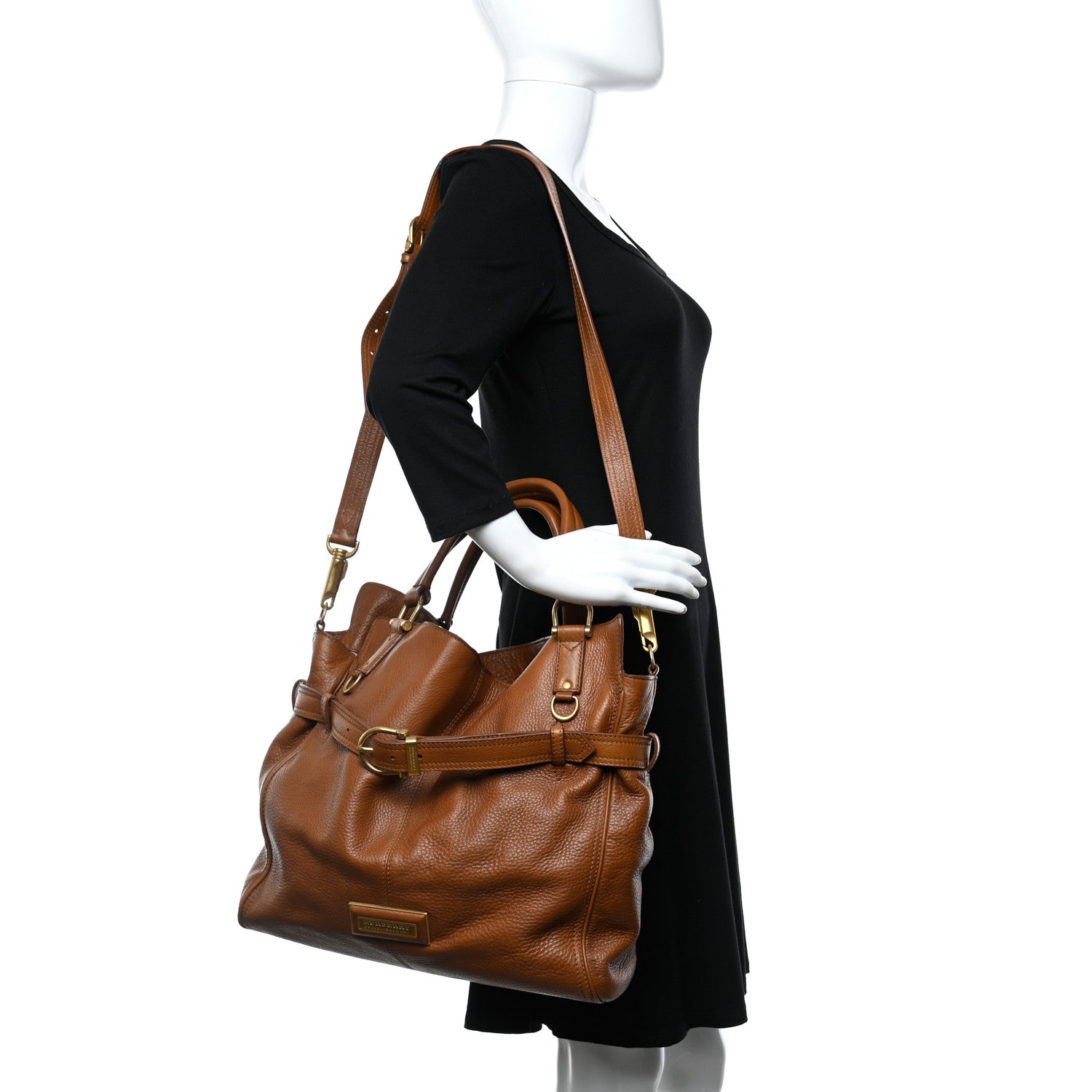 Burberry Calfskin Medium Raymond Brown 2 of 11