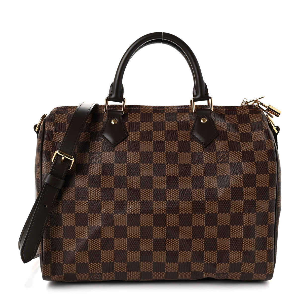 Louis Vuitton Damier Ebene Speedy Bandouliere 30 1 of 10