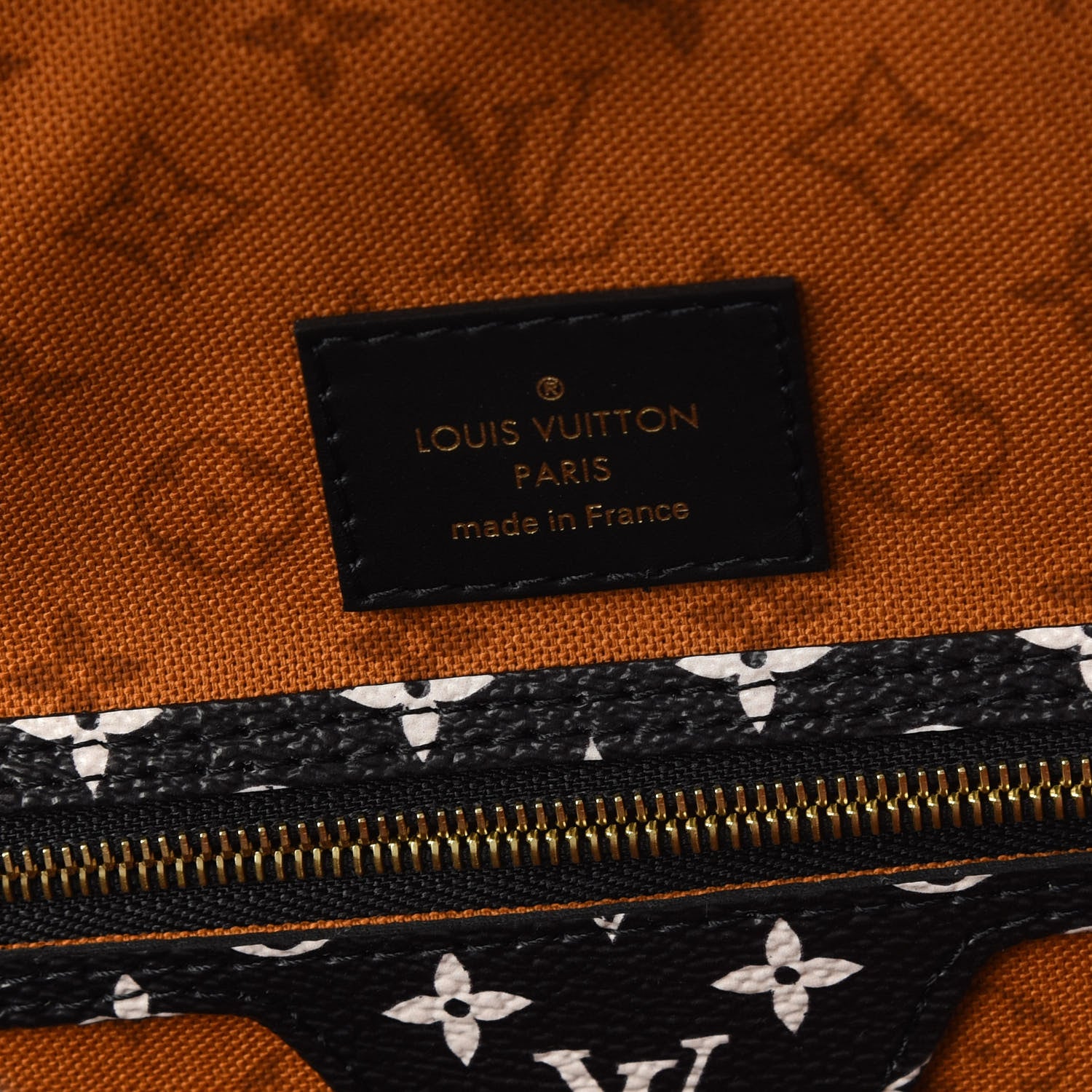Louis Vuitton Monogram Giant Crafty Neverfull MM Creme Caramel 9 of 11