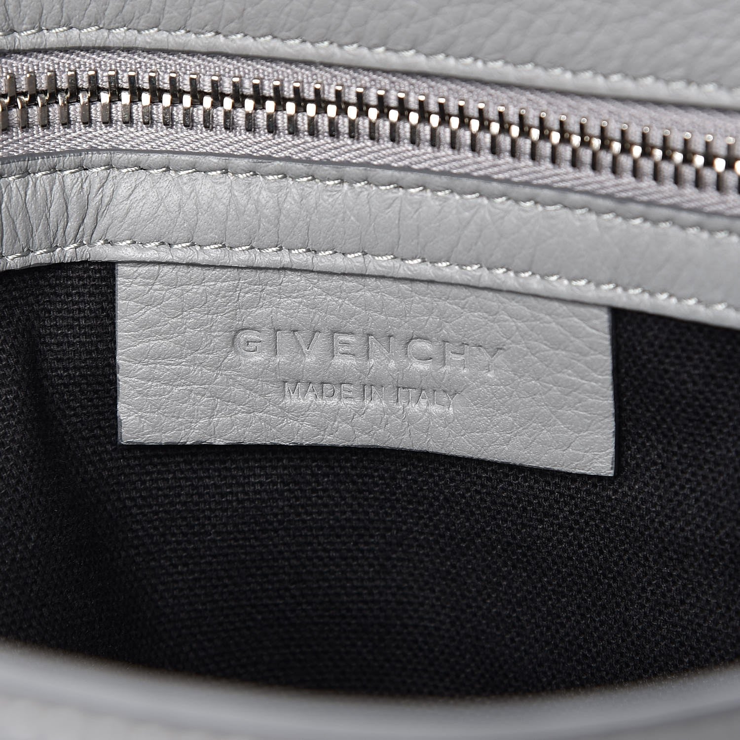 Givenchy Grained Calfskin Medium Pandora Pure Flap Bag Pearl Grey 7 of 9
