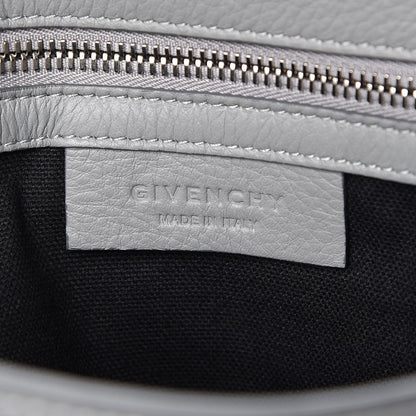 Givenchy Grained Calfskin Medium Pandora Pure Flap Bag Pearl Grey 7 of 9