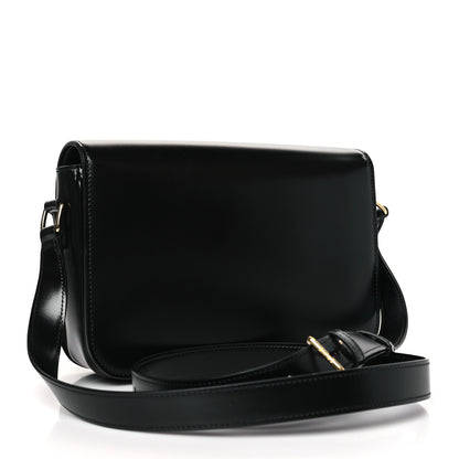 Celine Shiny Calfskin Medium Triomphe Black 3 of 8