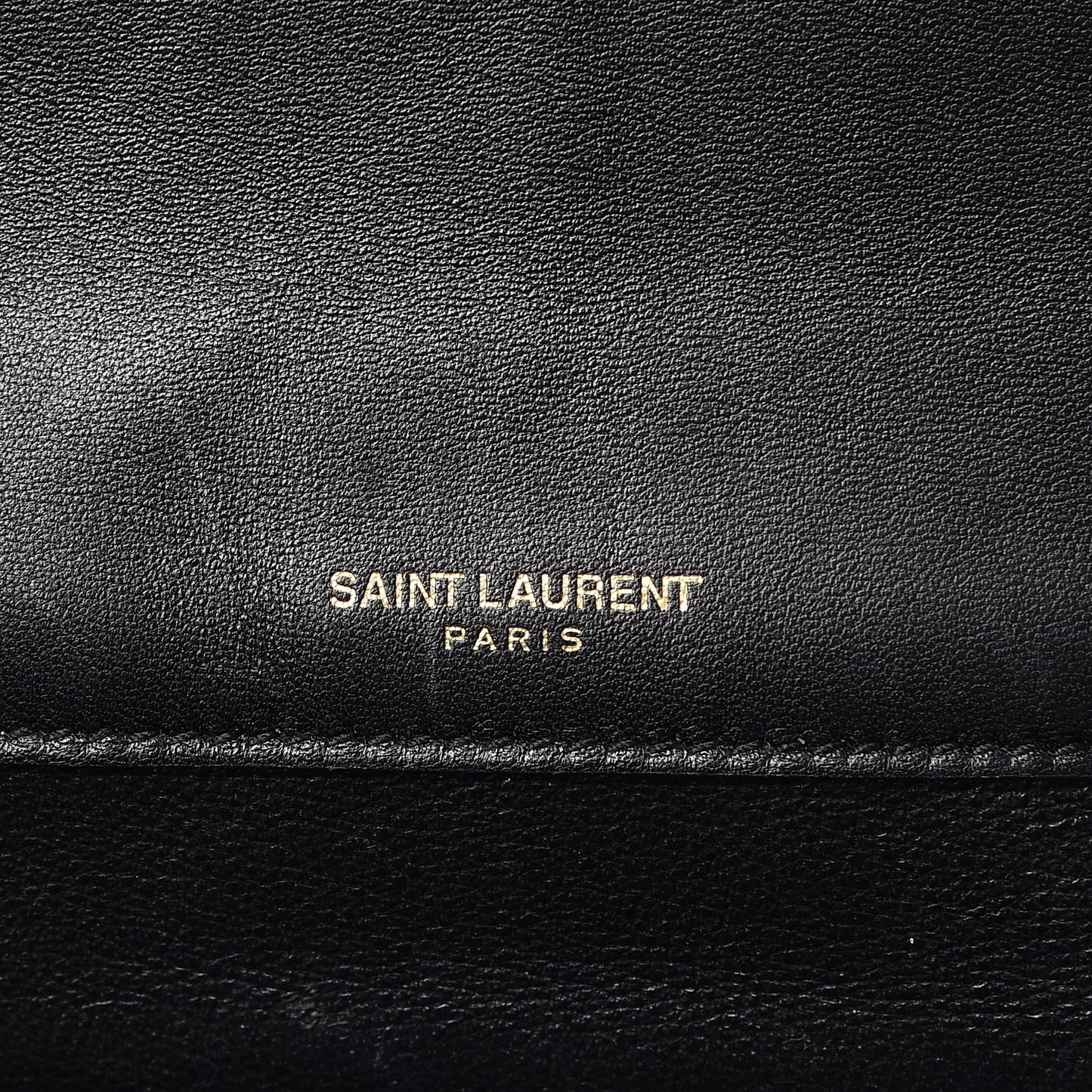 Patent Matelasse Monogram Large Vicky Chain Bag Black
