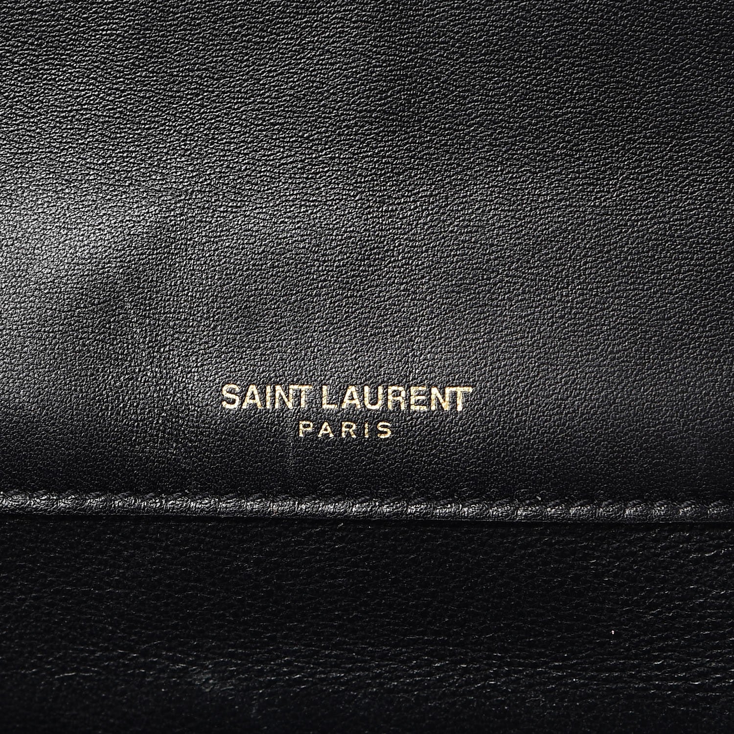 Saint Laurent Patent Matelasse Monogram Large Vicky Chain Bag Black 6 of 11