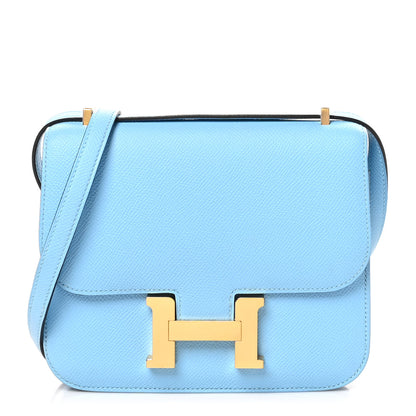 Hermes Epsom Constance 18 Celeste 1 of 13