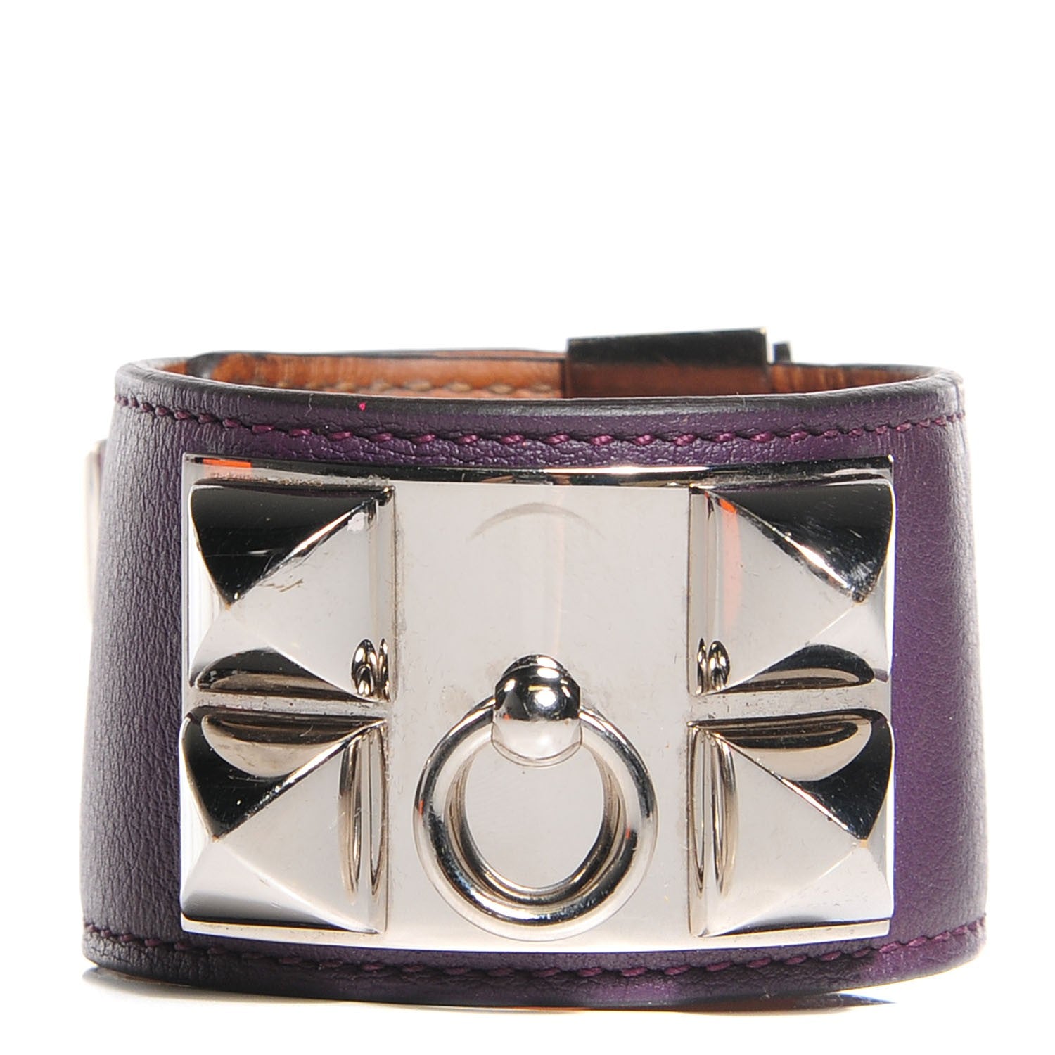 Hermes Swift Collier De Chien CDC Bracelet S Ultraviolet 1 of 8