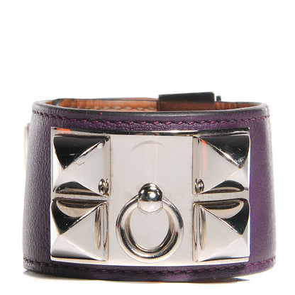 Hermes Swift Collier De Chien CDC Bracelet S Ultraviolet 1 of 8