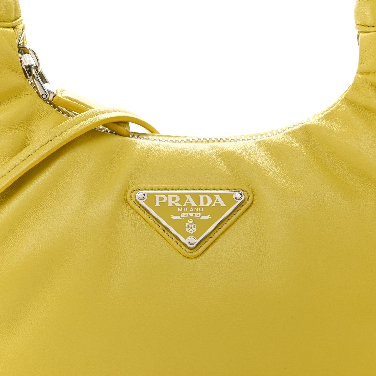 Prada Nappa Soft Padded Mini Bag Cedro 8 of 12