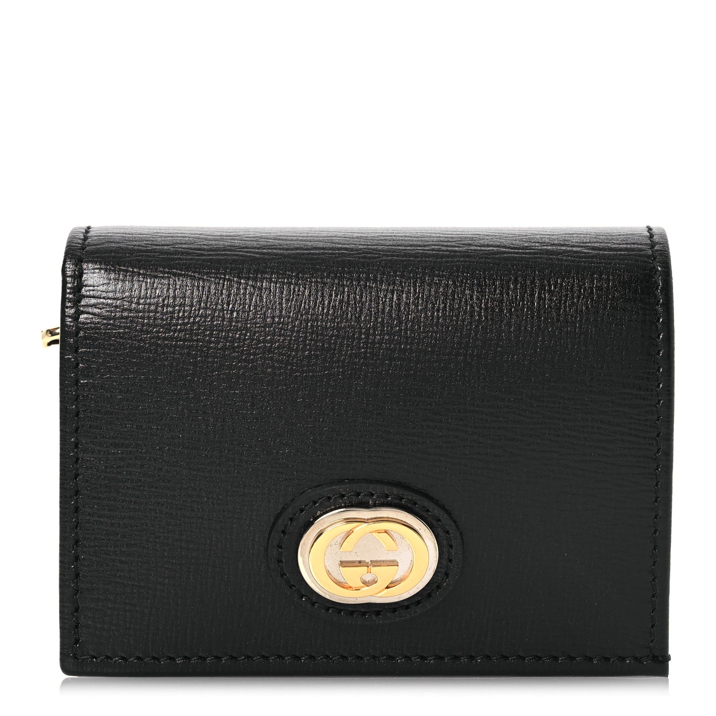 Azalea Calfskin Marina Card Case Black