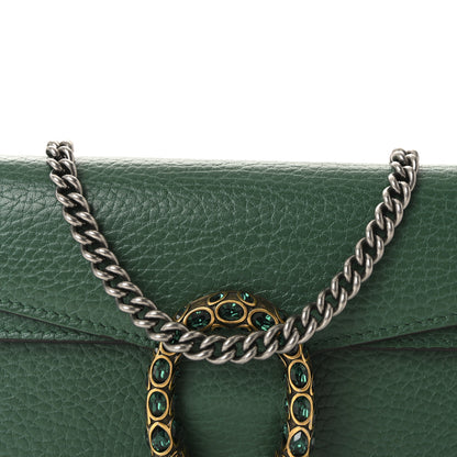 Gucci Dollar Calfskin Crystal Super Mini Dionysus Shoulder Bag Emerald 7 of 9
