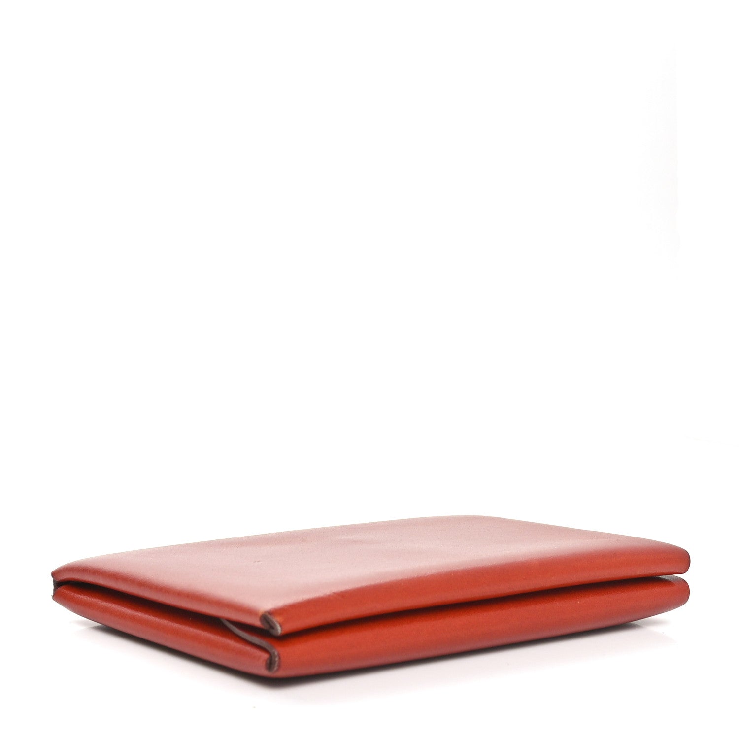 Hermes Box Calvi Duo Card Case Brique 4 of 8