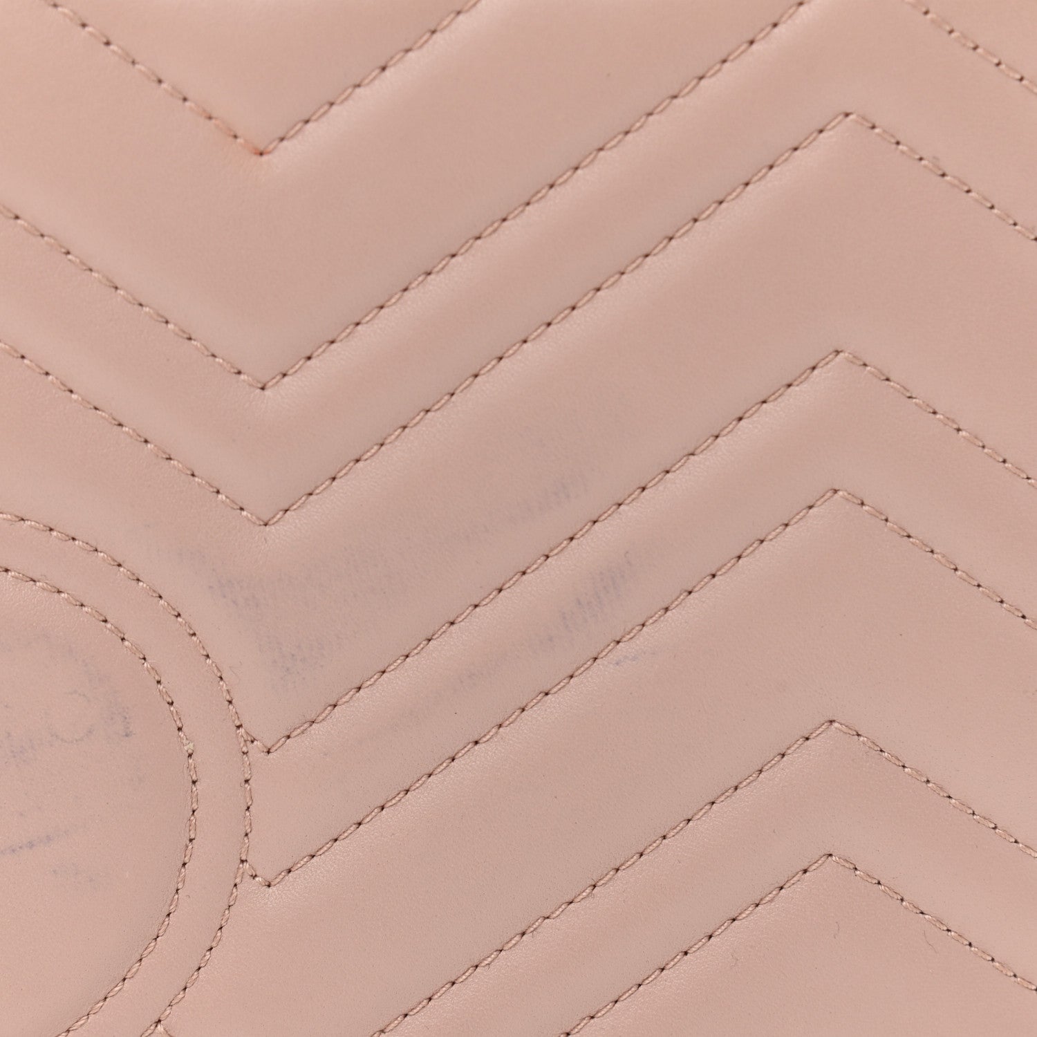Gucci Calfskin Matelasse Large GG Marmont Zip Pouch Perfect Pink 5 of 5