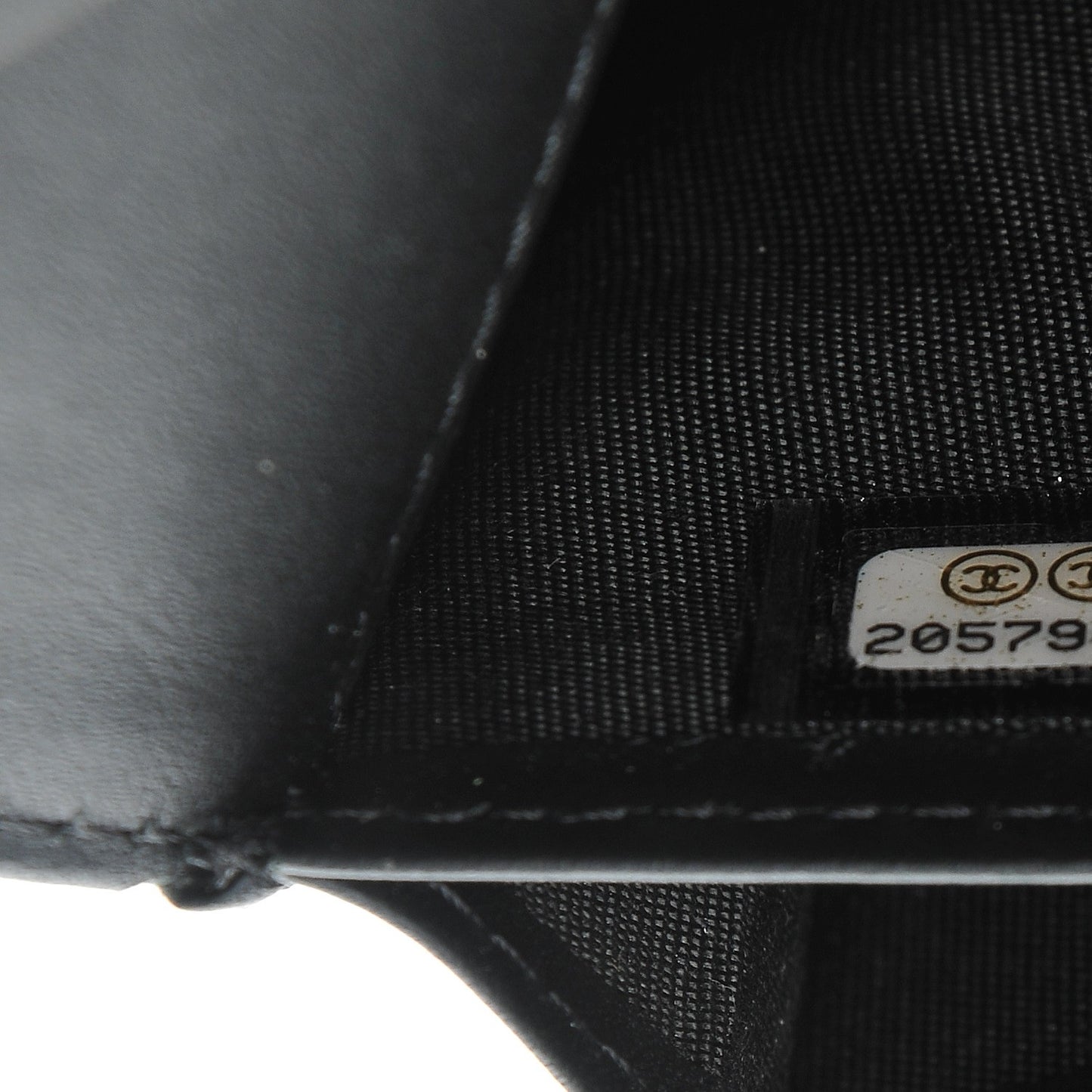 Caviar Timeless CC Large Gusset Flap Wallet Black