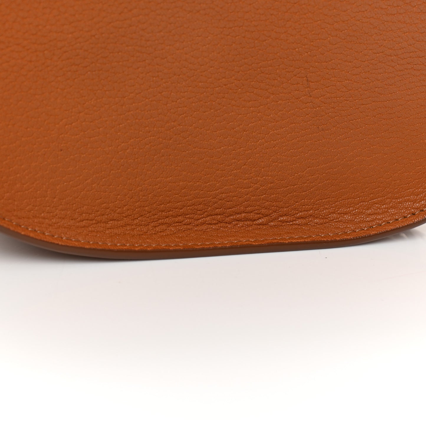 Grained Calfskin Large Tess Bag Caramel
