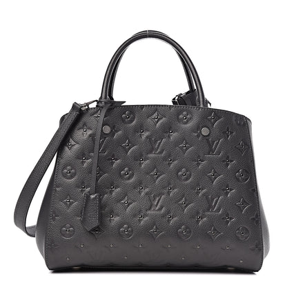 Louis Vuitton Empreinte Studded Montaigne MM Platine 1 of 9