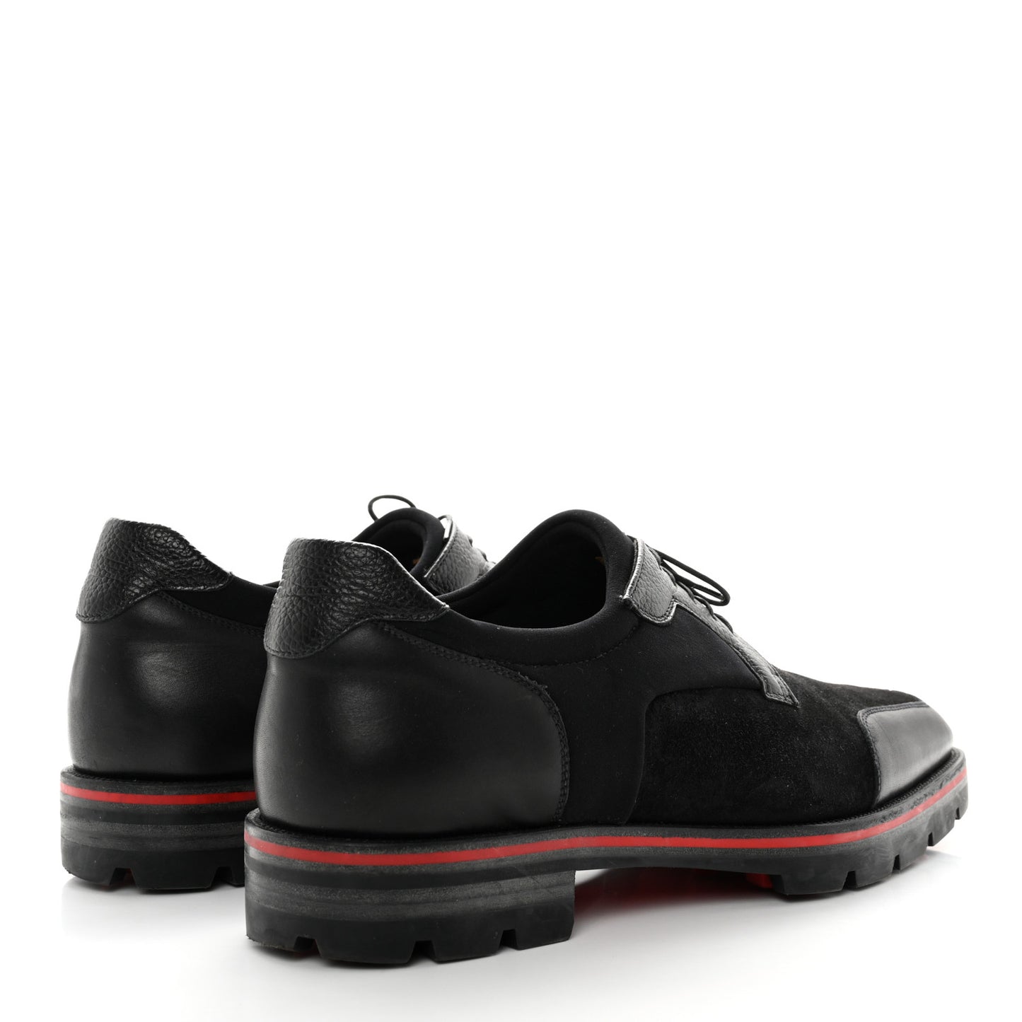 Calfskin Suede Mens Simon Derby Oxfords 43 Black