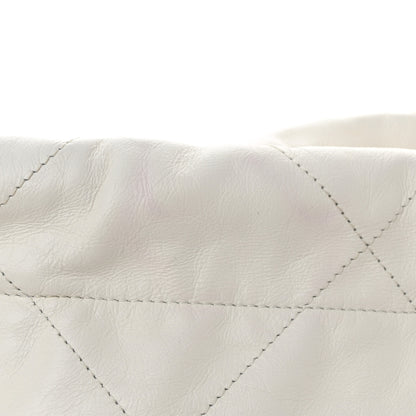Chanel Calfskin Quilted Small Chanel 22 White 12 of 12
