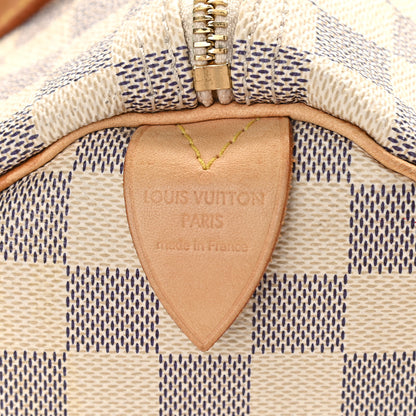 Louis Vuitton Damier Azur Speedy 30 6 of 8
