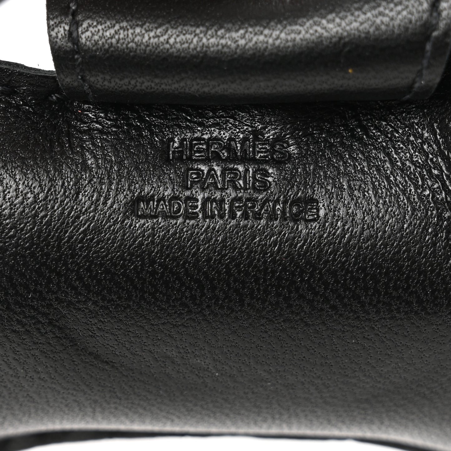 Milo Lambskin Grigri Rodeo Horse Bag Charm MM So Black