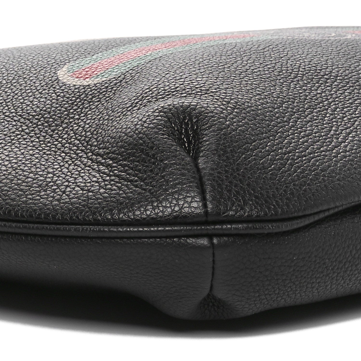 Gucci Grained Calfskin Logo Half Moon Hobo Black 9 of 10