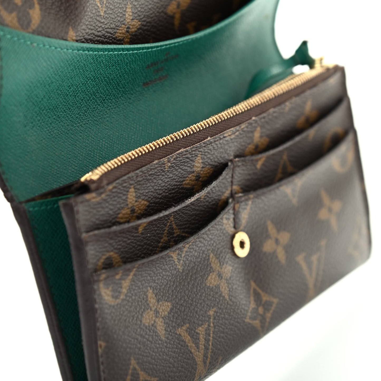 Monogram Emilie Wallet Vert
