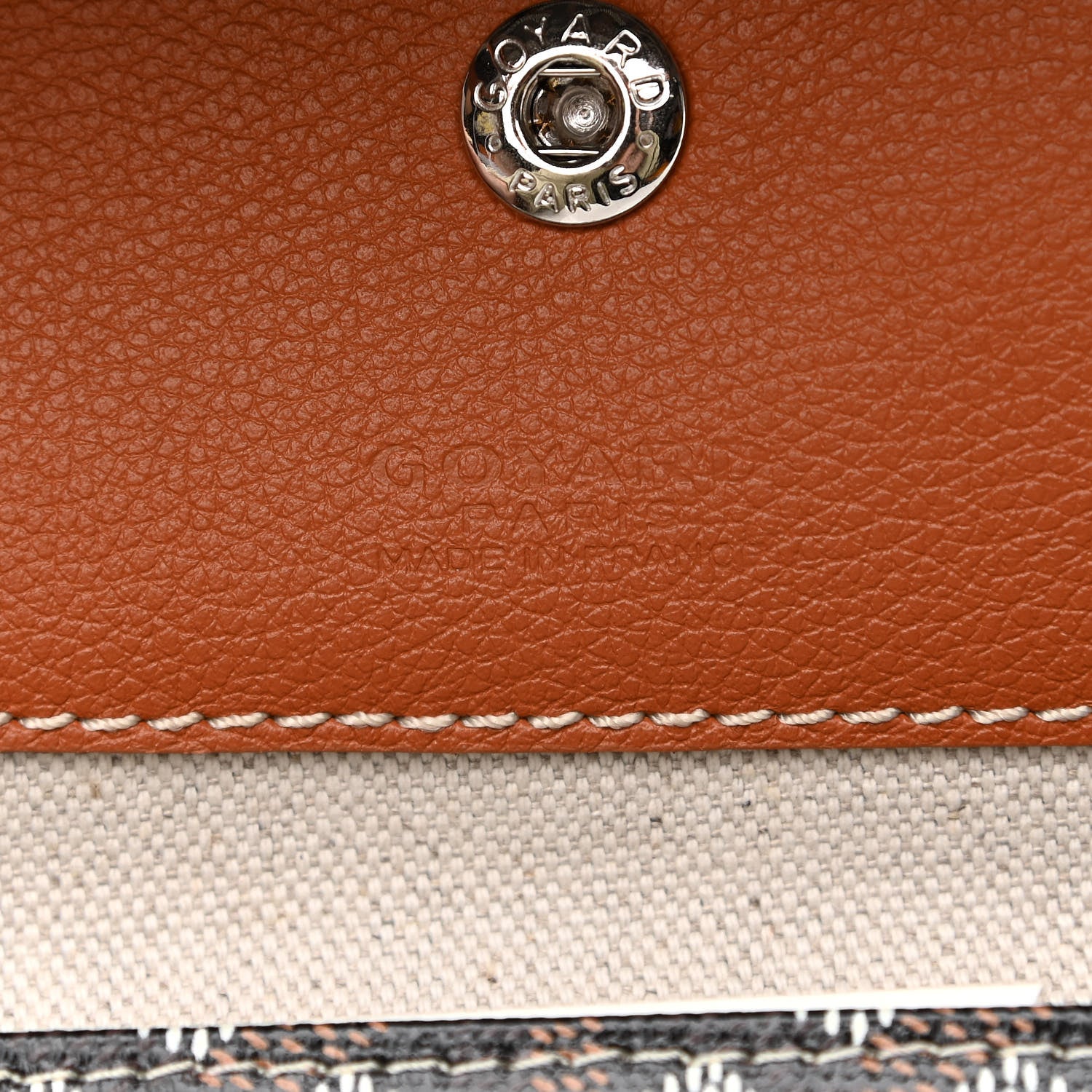 Goyard Goyardine Saint Louis GM Black Gold 6 of 10