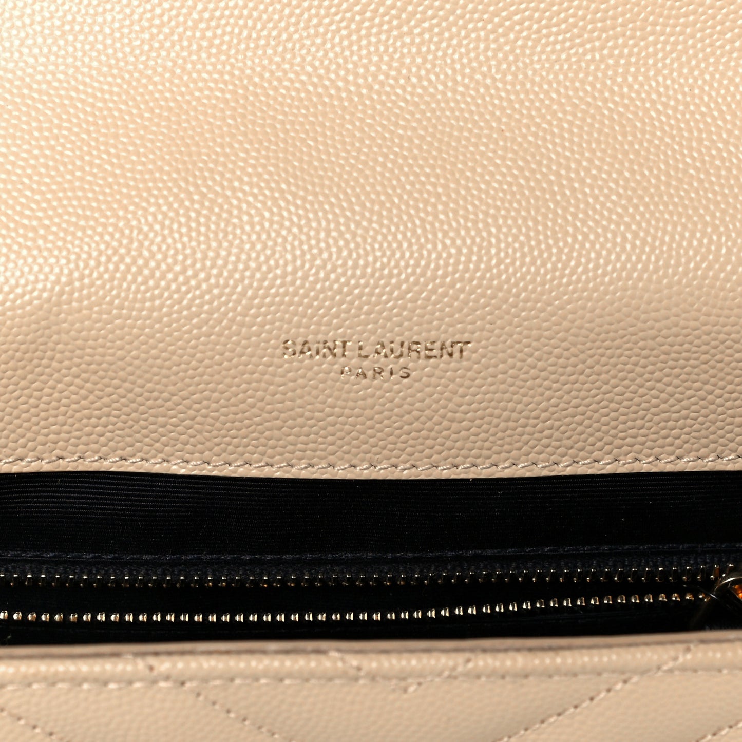 Grain De Poudre Matelasse Chevron Large Monogram Satchel Nude Powder