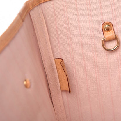 Louis Vuitton Damier Azur Neo Neverfull MM Rose Ballerine 9 of 20