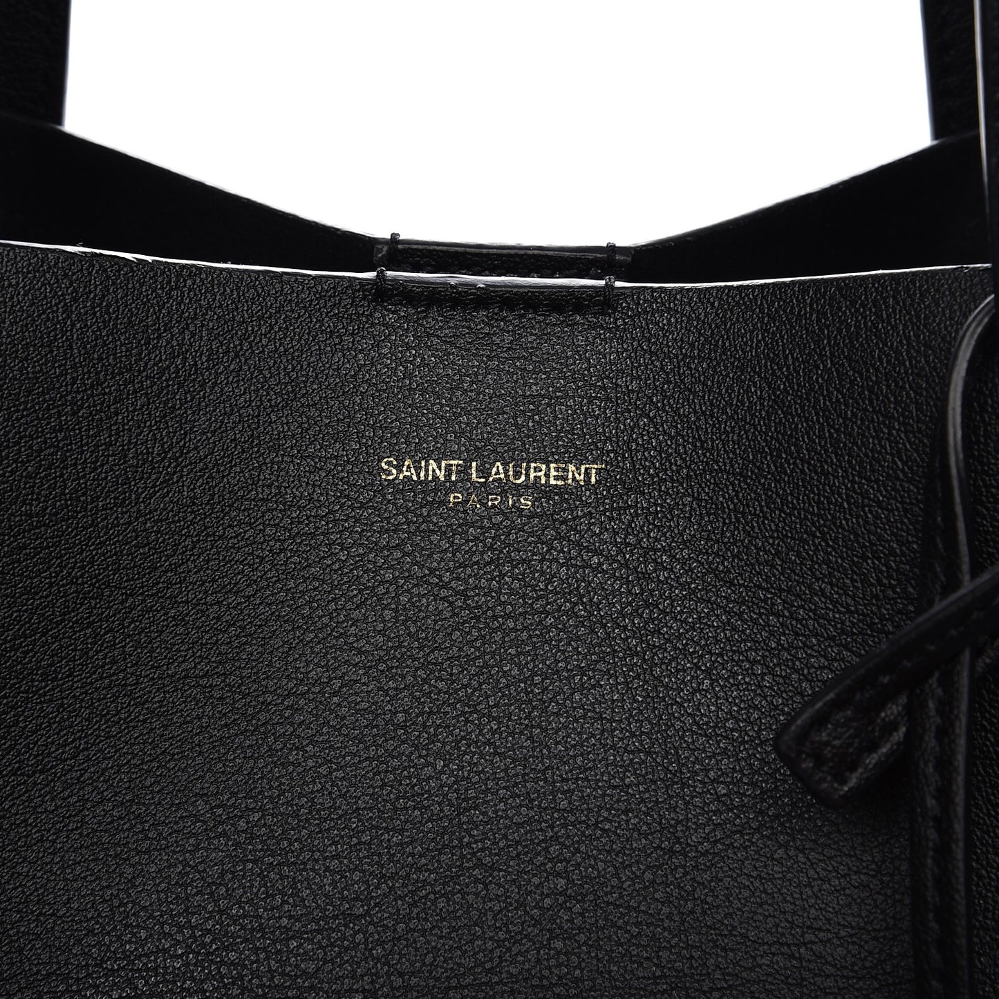 Calfskin Large Shopping Tote Black