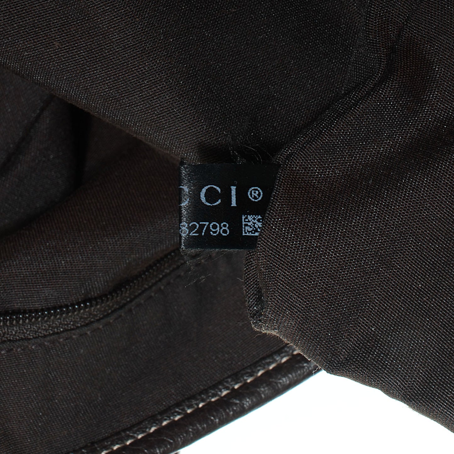 Crystal Monogram Medium Princy Tote Dark Brown
