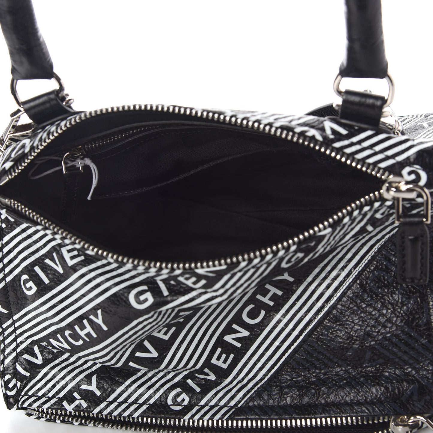 Lambskin Small Logo Pandora Black