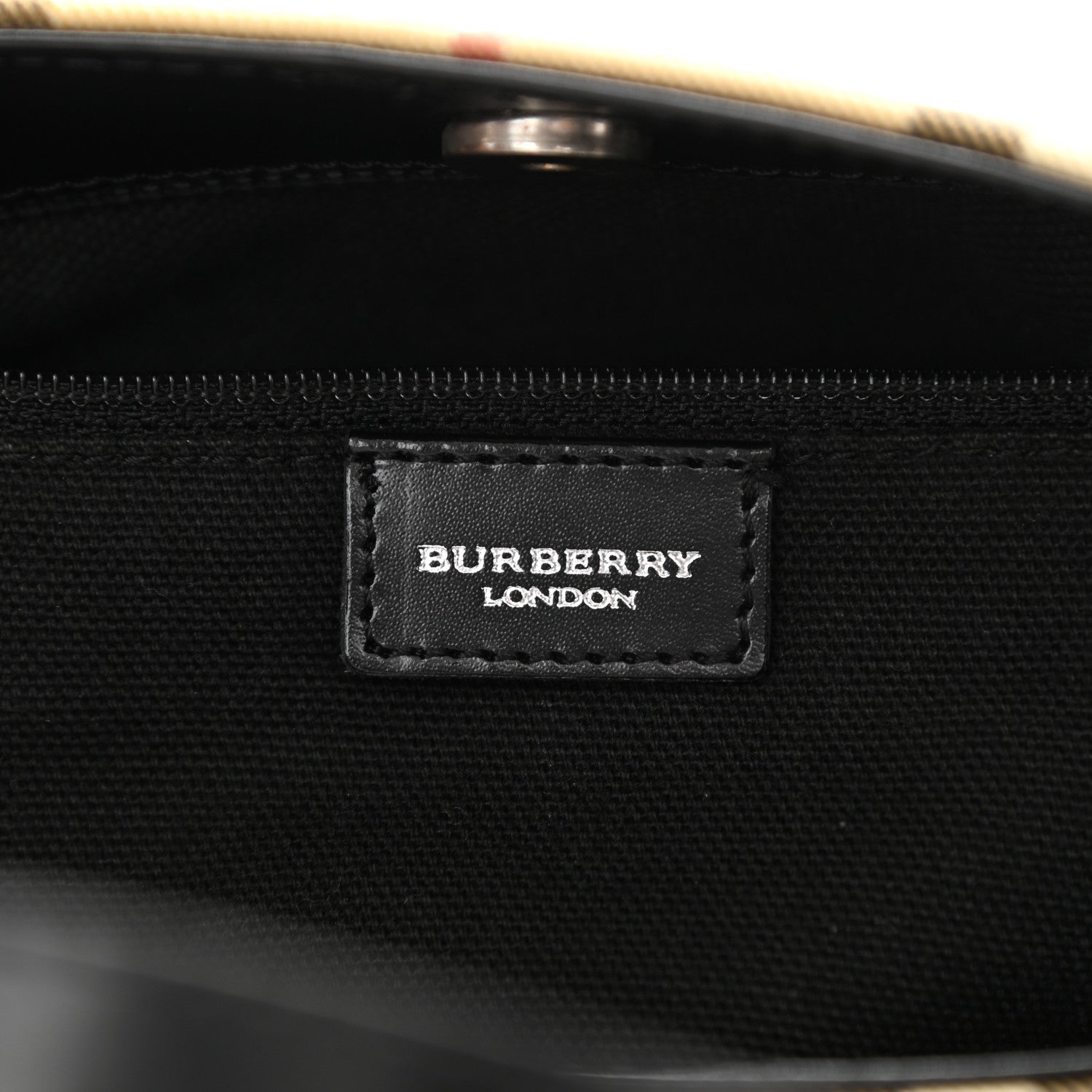 Burberry House Check Small Tote Black 7 of 11