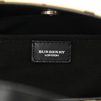 Burberry House Check Small Tote Black 7 of 11