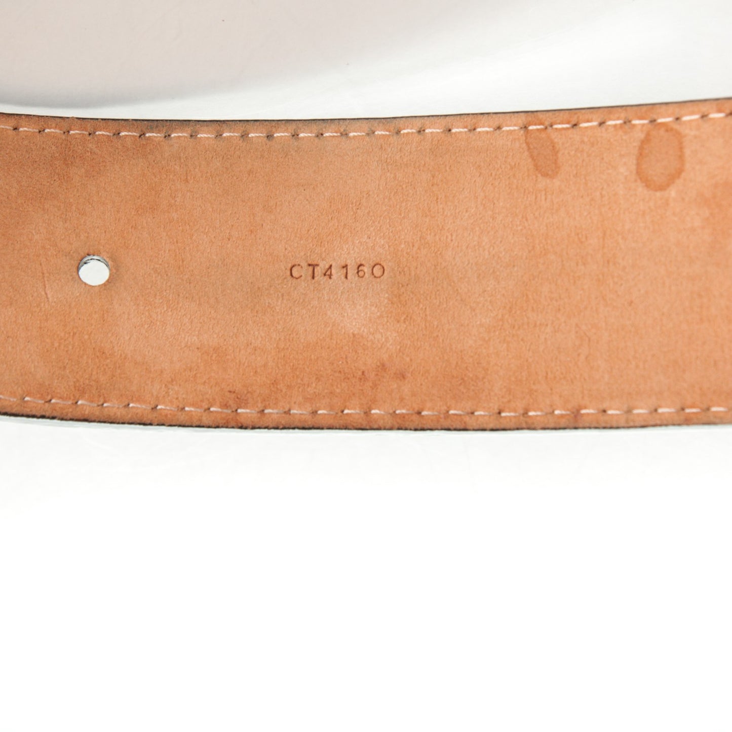 Epi Electric 40mm LV Initiales Belt 80 32 Black