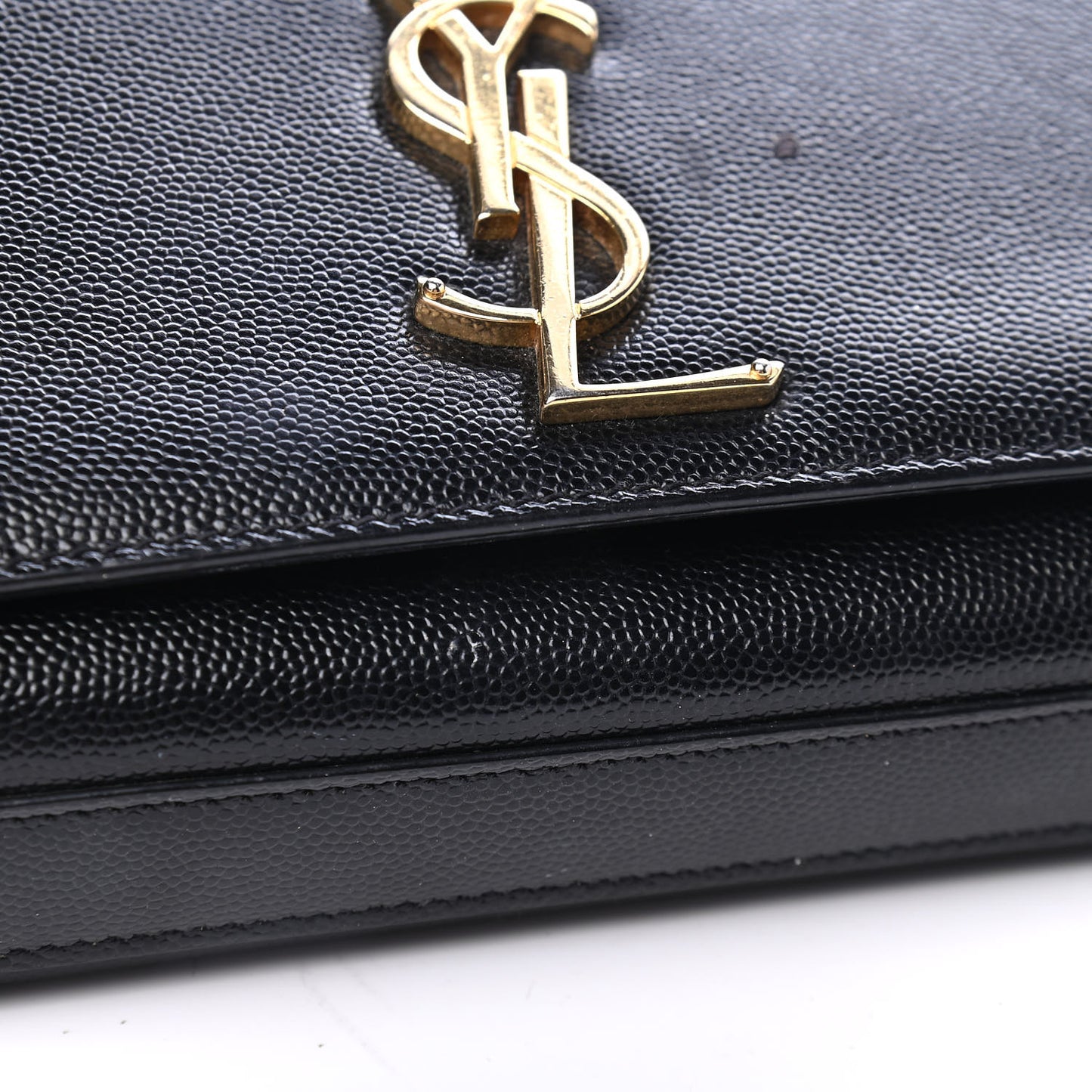 Grain De Poudre Small Monogram Kate Satchel Black
