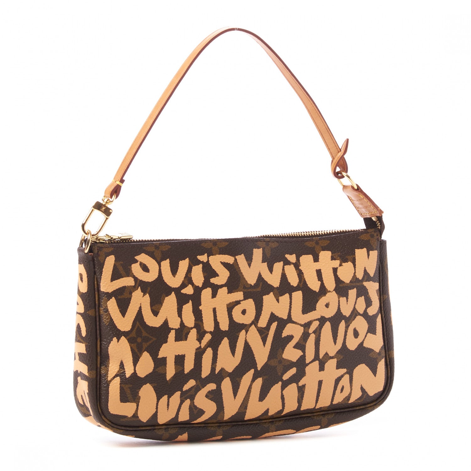Louis Vuitton Monogram Graffiti Pochette Accessories Peach 3 of 8