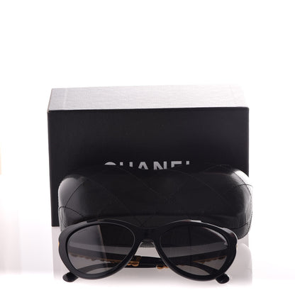 Chanel Polarized Bijou Cat Eye Sunglasses 5354 Black 9 of 9