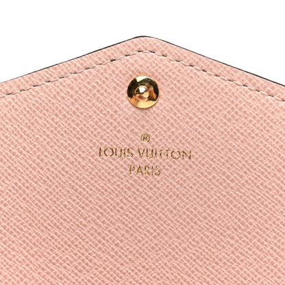 Louis Vuitton Monogram Sarah Wallet NM Rose Ballerine 6 of 13