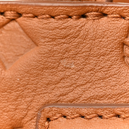 MCM Calfskin Ottomar Monogram Medium Essential Tote Cognac 10 of 14