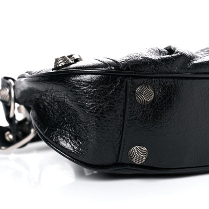Balenciaga Agneau Arena Small Le Cagole Shoulder Bag Black 9 of 10