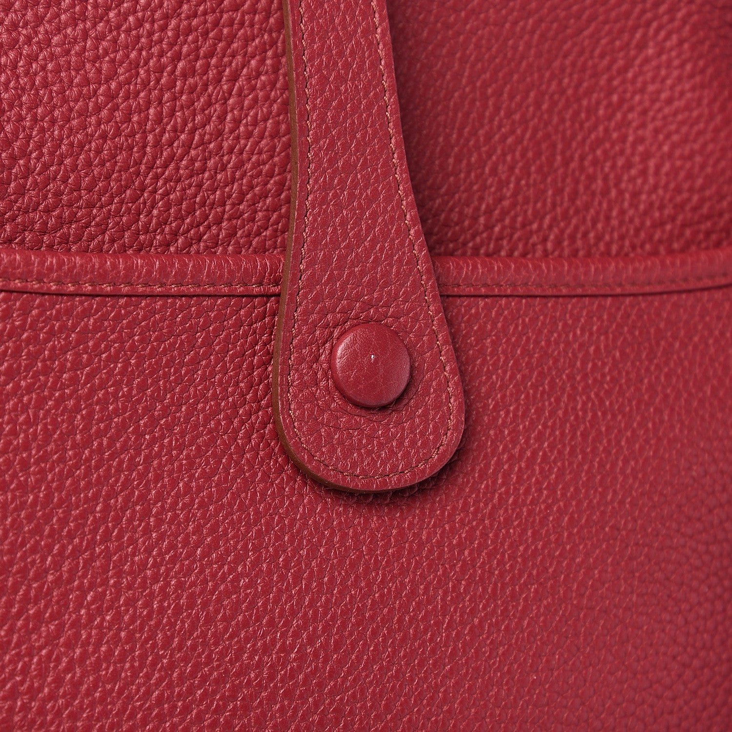 Hermes Taurillon Clemence Evelyne III GM Rubis 9 of 11